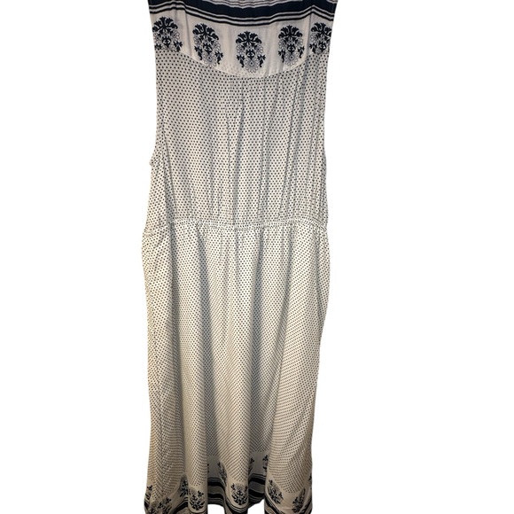 Lucky Brand Navy and white Patterned Dress - Picture 5 of 5